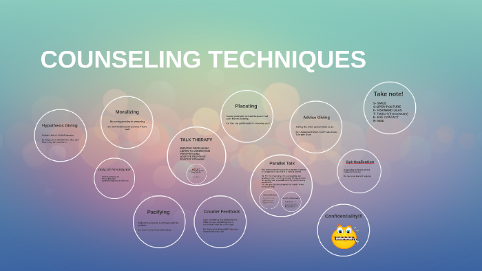 COUNSELING TECHNIQUES By Shei Stamaria On Prezi