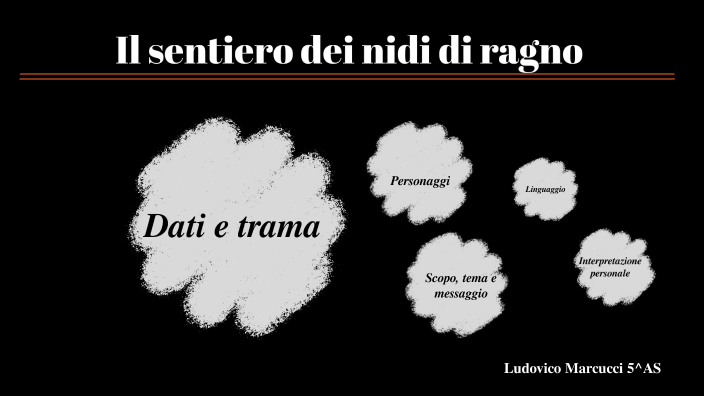 Il sentiero dei nidi di ragno - Marcucci by Ludovico Marcucci on Prezi