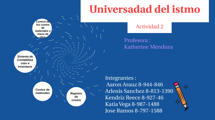 Costeo y control de materiales y Mano de obra by Aaron Arauz on Prezi