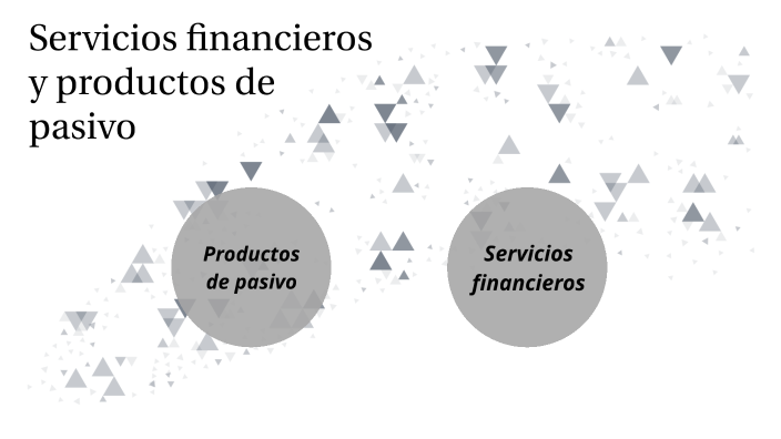 Servicios financieros y productos de pasivo by Paula Sierra Cervilla on ...