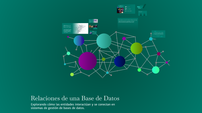 Relaciones de una Base de Datos by Gregorio Nieto on Prezi