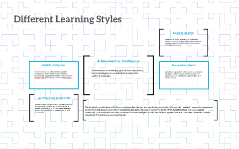 Different Learning Styles by Dakota Stewart on Prezi