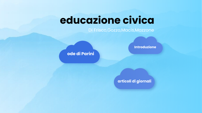 educazione civica by Marco Mazzone on Prezi