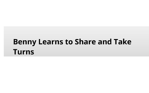 Benny's Social Story For Taking Turns and Sharing by Rachel Cameron on ...