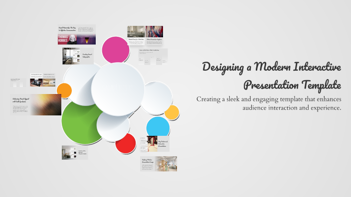 Designing a Modern Interactive Presentation Template by Filo Up on Prezi
