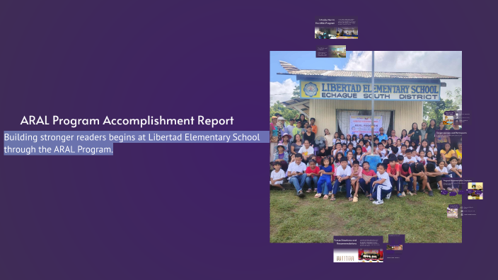 ARAL Program Accomplishment Report: Enhancing Learners' Reading Skills ...