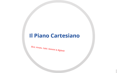 Il Piano Cartesiano By Riccardo Salvi On Prezi