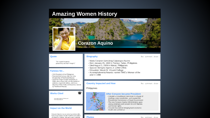pix Biography Of President Corazon Aquino corazon aquino by caryl a
