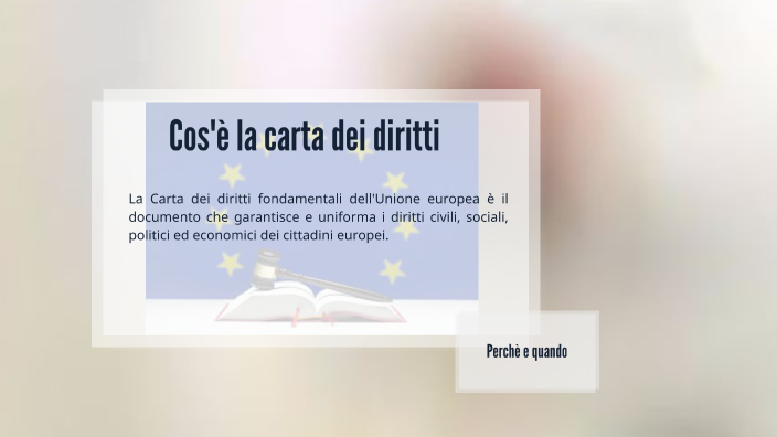 Carta Dei Diritti Fondamentali Dell'UE By Lara