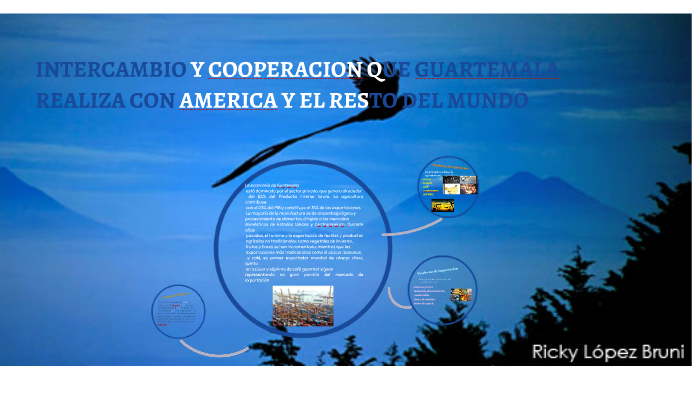 INTERCAMBIO Y COOPERACION QUE GUARTEMALA REALIZA CON AMERIC by OSCAR