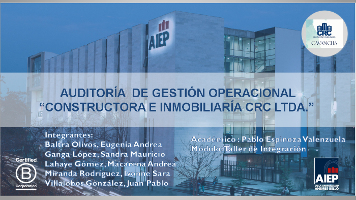 Presentación : Constructora e Inmobiliaria CRC Ltda. by Macarena Andrea ...