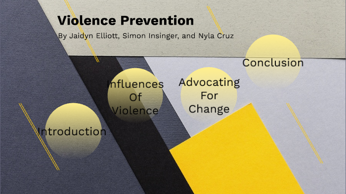 Summative Assessment - Violence Prevention - Simon Insinger, Jaidyn 