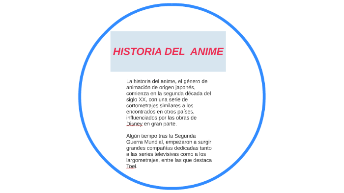 La historia del anime, el género de animación de origen japo by oscar ...
