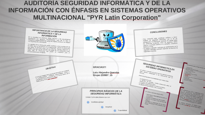 AUDITORIA DE SEGURIDAD INFORMÁTICA by Luis Alejandro Quemba Martinez on ...