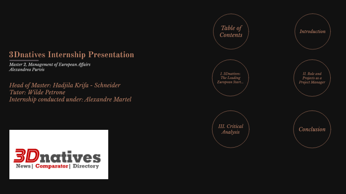 Internship Report English by alex purvis on Prezi