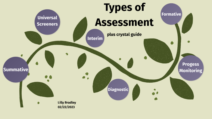 Types of Assessment by Lilly Bradley on Prezi