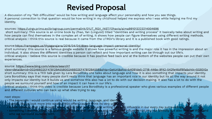 Revised Proposal by Ana Lucio on Prezi