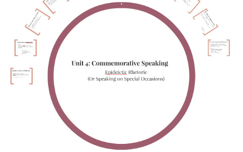 Epideictic Rhetoric and Commemorative Speaking by Alyssa S on Prezi