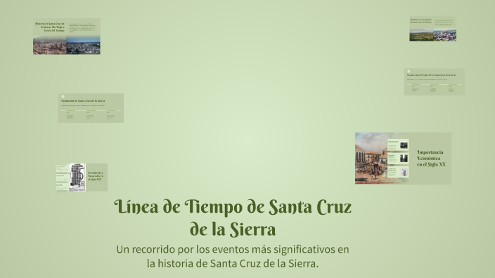 Línea de Tiempo de Santa Cruz de la Sierra by José Llanos on Prezi