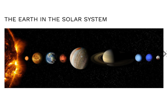 The Earth in the Solar System by Priyanka Nayyer on Prezi