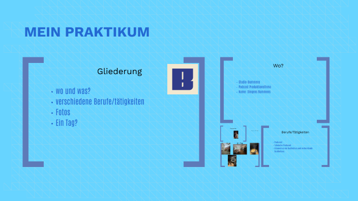 Mein Praktikum by manisha kurr on Prezi