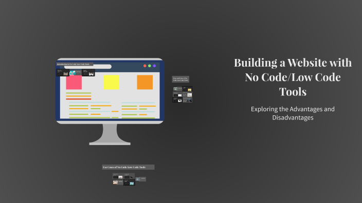 Building a Website with No Code/Low Code Tools by Abdullah Saeed on Prezi