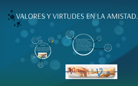 VALORES Y VIRTUDES EN LA AMISTAD. by sergio valenzuela on Prezi Next