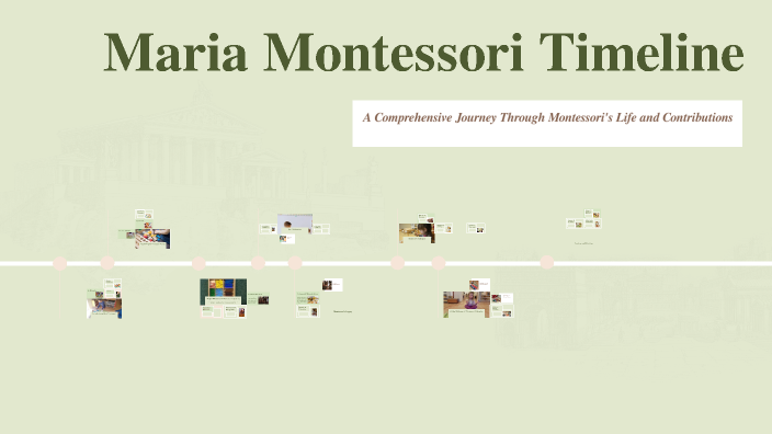 Maria Montessori Timeline by elahe alikhani on Prezi