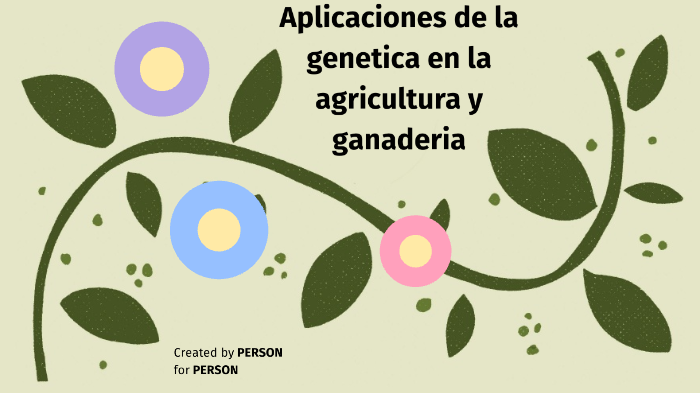 Aplicaciones de la genetica en la agricultura y ganaderia by Brenda