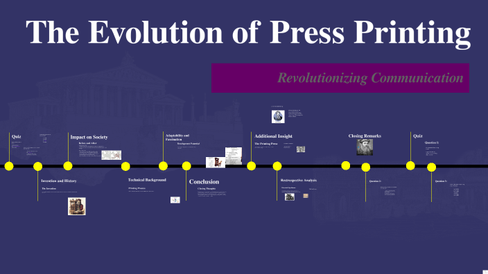 The Evolution of Press Printing by Ana Araujo on Prezi