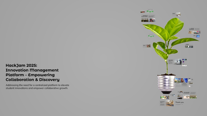 HackJam 2025: Innovation Management Platform – Empowering Collaboration ...
