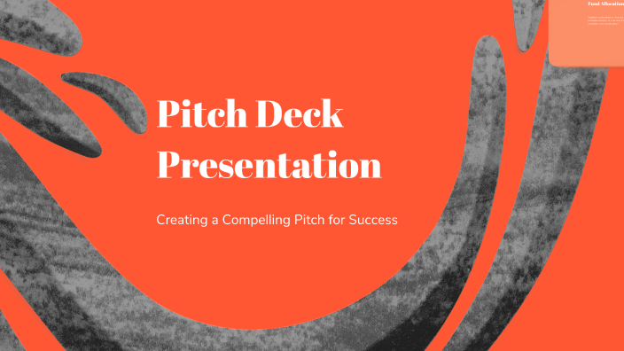 Pitch Deck Presentation by Diana C. on Prezi