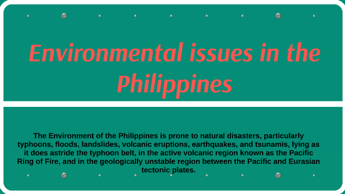 current environmental issues in the philippines 2021 essay