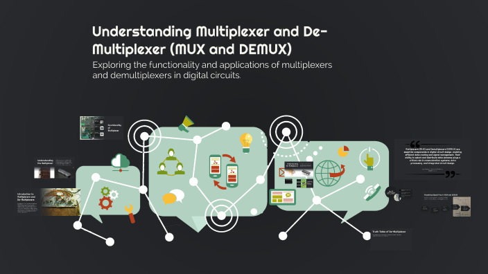 Understanding Multiplexer and De-Multiplexer (MUX and DEMUX) by ...