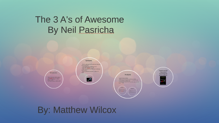 The 3 A's of awesome by matthew wilcox on Prezi