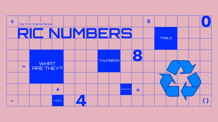 RIC NUMBERS - Mar Flor by Mar Flor on Prezi