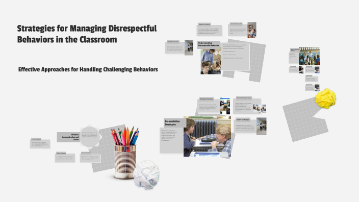 Strategies For Managing Disrespectful Behaviors In The Classroom By ...