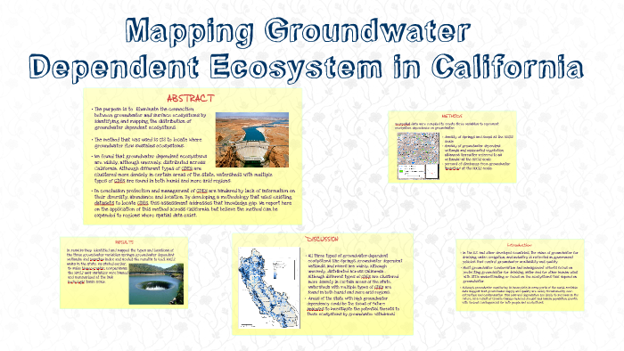 Mapping Groundwater Dependent Ecosystem in California by franswan cox ...