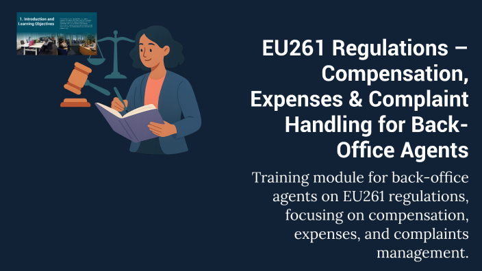 EU261 Regulations – Compensation, Expenses & Complaint Handling for ...