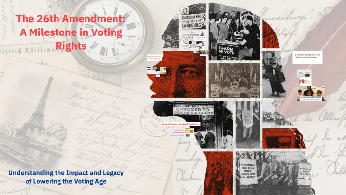 The 26th Amendment: A Milestone in Voting Rights by Charlie Fisher on Prezi