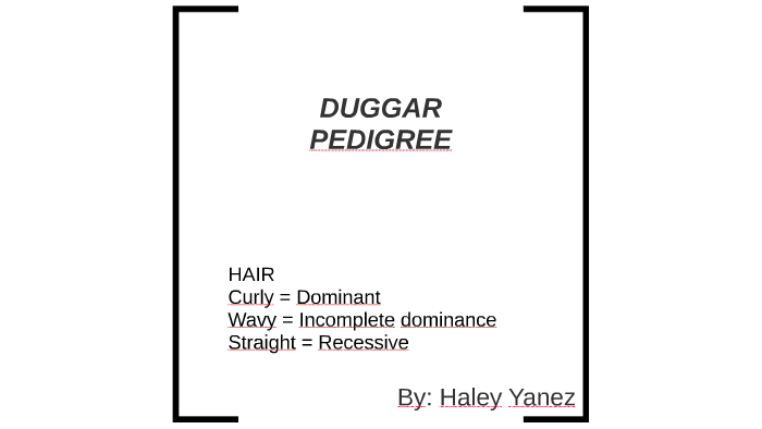 Duggar Pedigree By Haley Yanez On Prezi