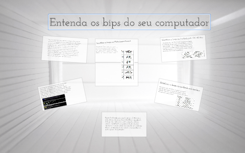 Entenda Os Bips Do Seu Computador By Joka Duarte