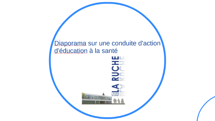 Diaporama sur une conduite d'action d'éducation à la santé by Morgane