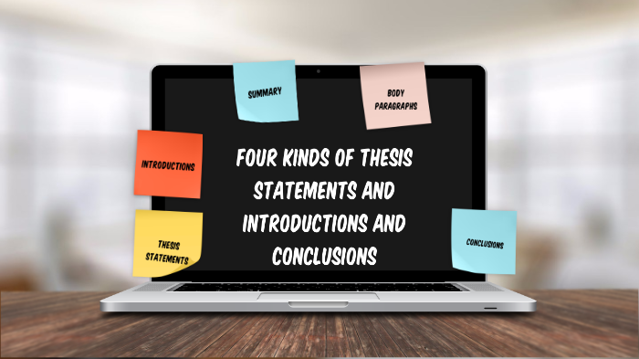 four types of thesis statements