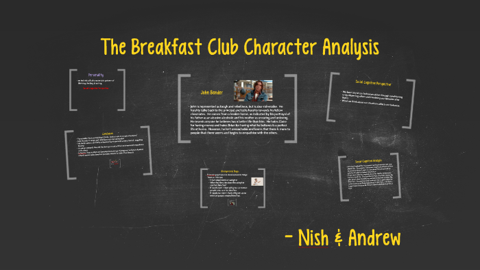 the breakfast club character analysis essay