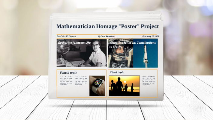 Mathematician Homage "Poster" Project by Sam Knowlton on Prezi