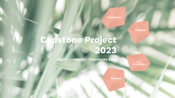 capstone project ideas cooking