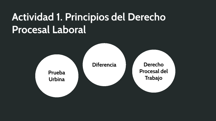 Actividad 1. Principios Del Derecho Procesal Laboral By Abigail ...