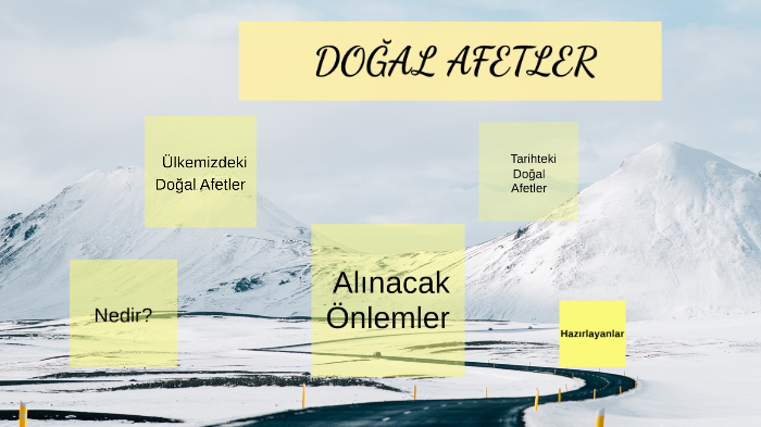 Doğal afetler by Hilal Ocak on Prezi