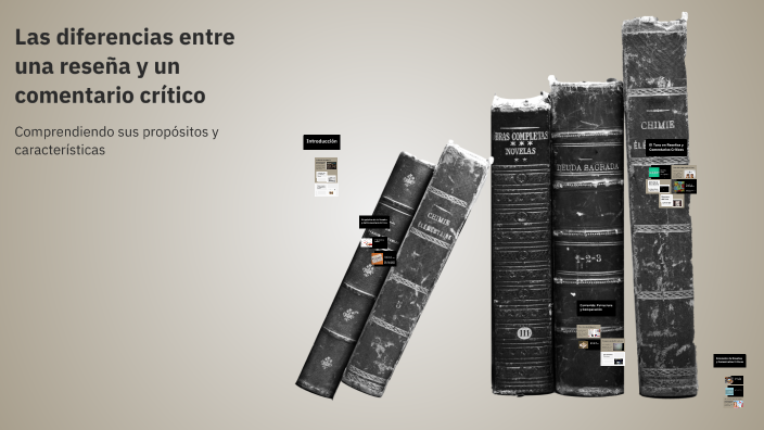 Las diferencias entre una reseña y un comentario crítico by Tonanci